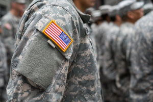 soldiers standing in uniform