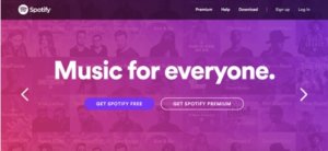 spotify CTA example