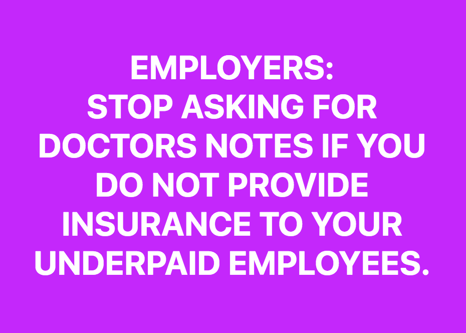 employers stop asking for doctors notes