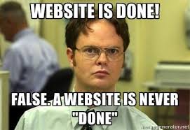 dwight b2b websites are never done