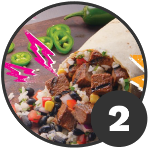 Section two of Qdoba Ad Design dissection