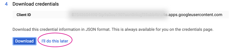 Google Instructions for Form notifications