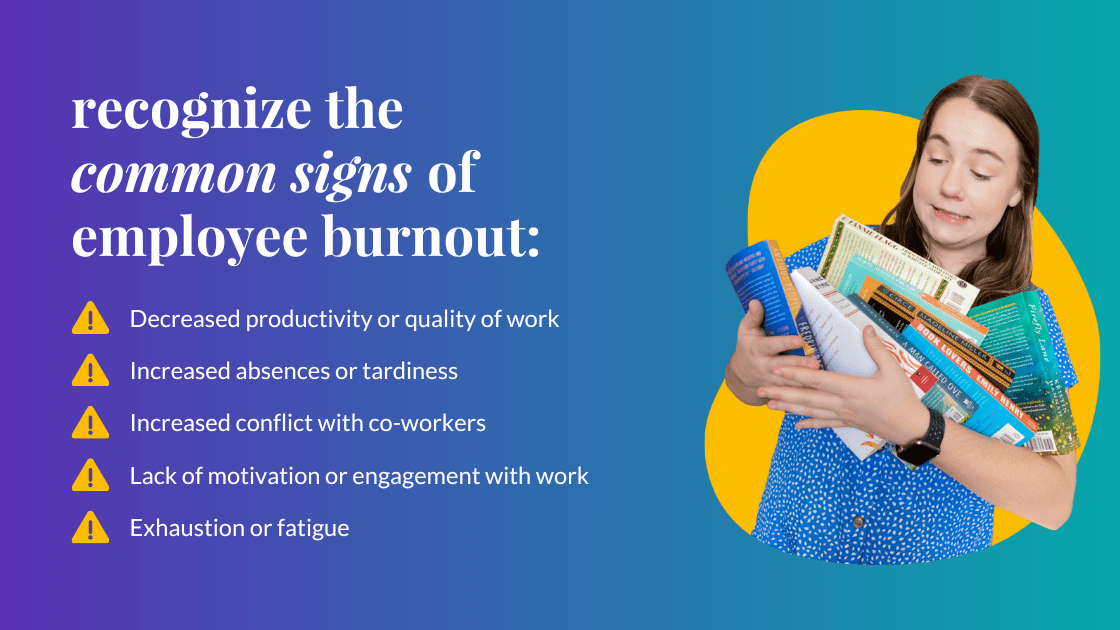 how to recognize the signs of employee burnout