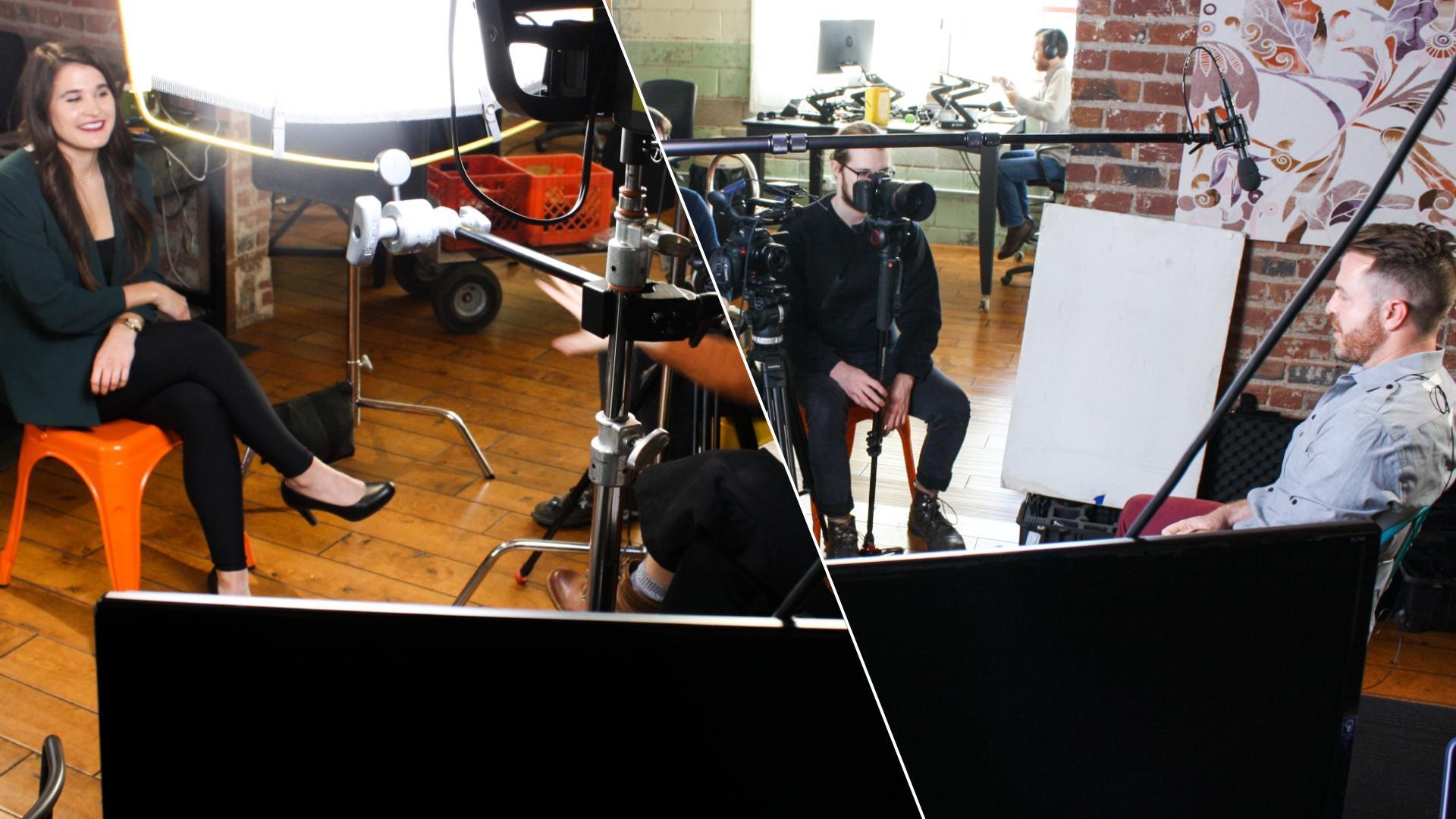 Flywheel Promo Video Interview Set Up